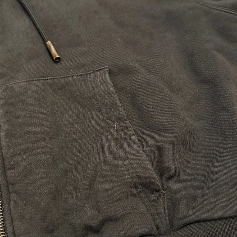 Off-White Black Hoodie with Green Leaf Accents size L - Picture 8 of 15